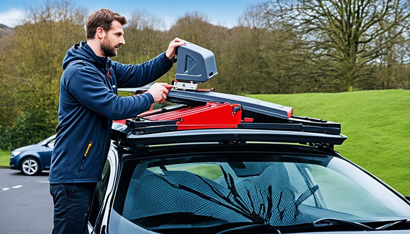 wie wird eine dachbox befestigt